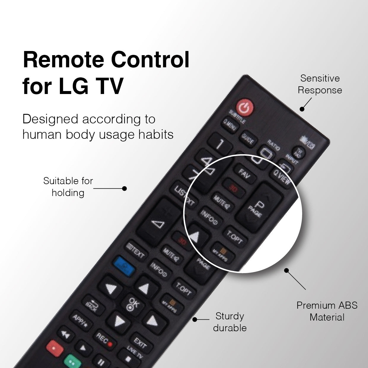 Laser Remote for LG TV V1031-RRE-LG28