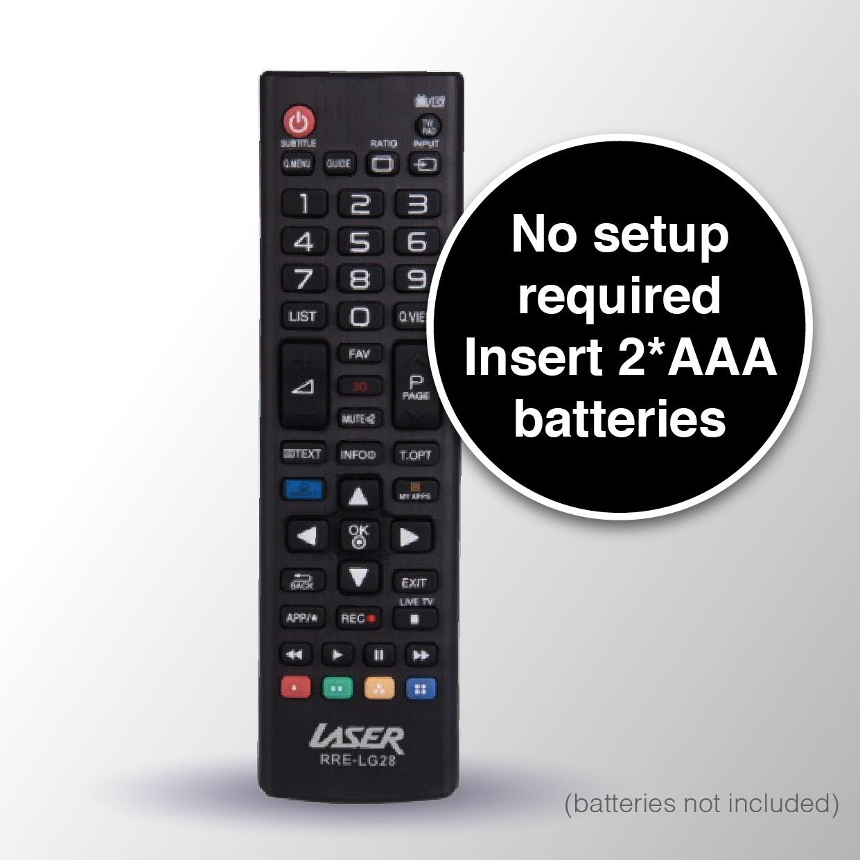 Laser Remote for LG TV V1031-RRE-LG28