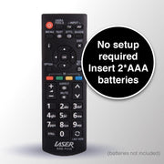 Laser Remote Control for Panasonic TV V1031-RRE-P236