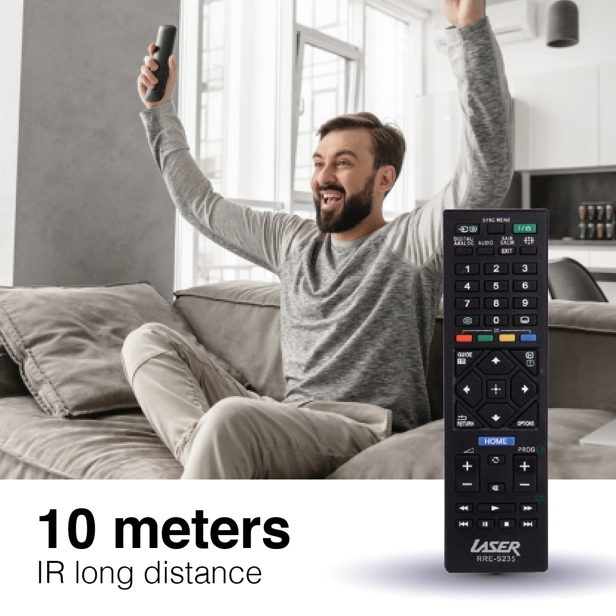 Laser Remote Control for Sony TV V1031-RRE-S235