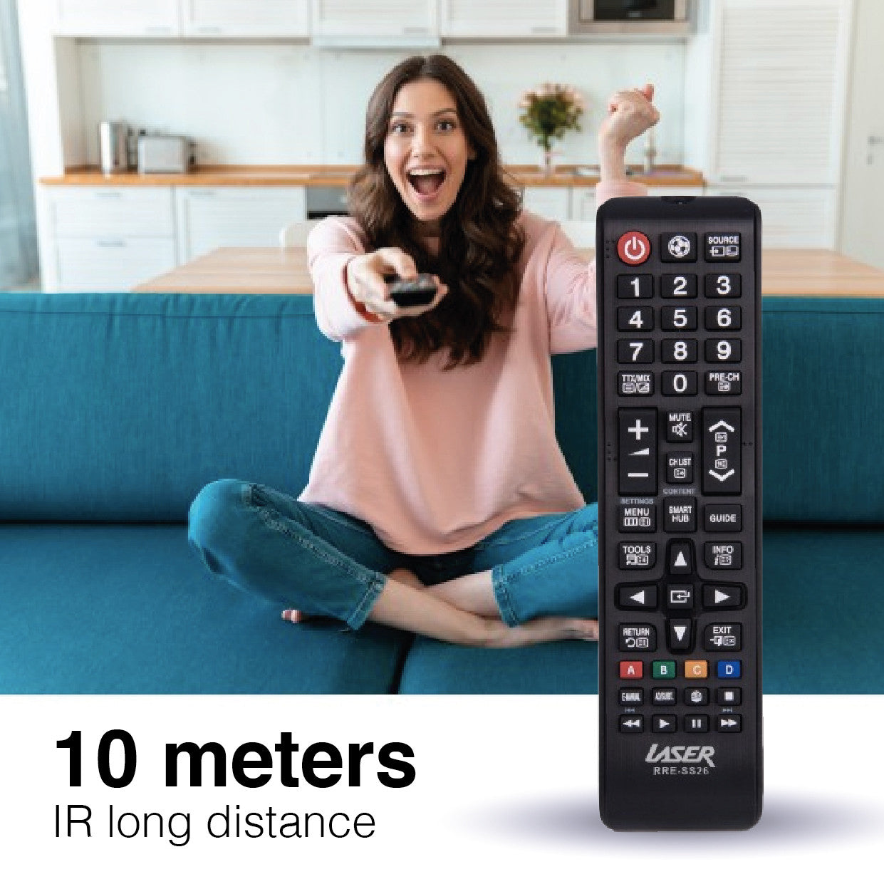 Laser Remote Control for Samsung TV V1031-RRE-SS26