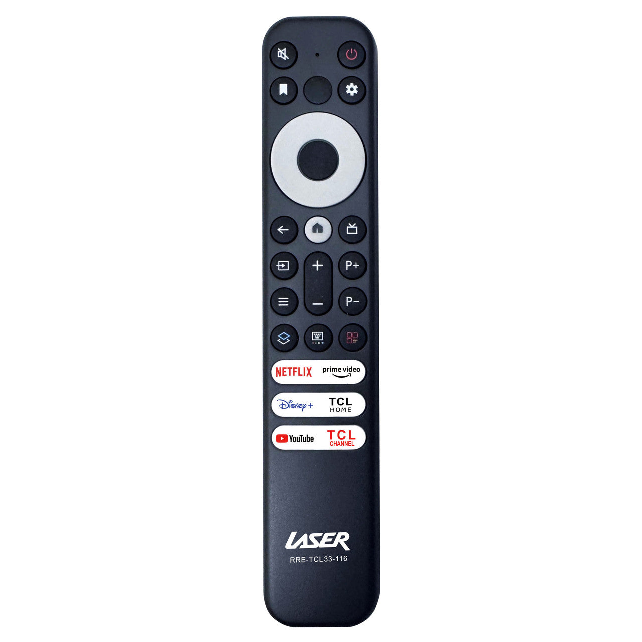 Laser Remote Control for TCL TVs - Black V1031-RRE-TCL33-116
