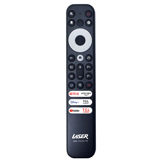 Laser Remote Control for TCL TVs - Black V1031-RRE-TCL33-116