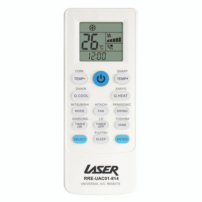 Laser Universal Air Conditioner Remote Control V1031-RRE-UAC01-814