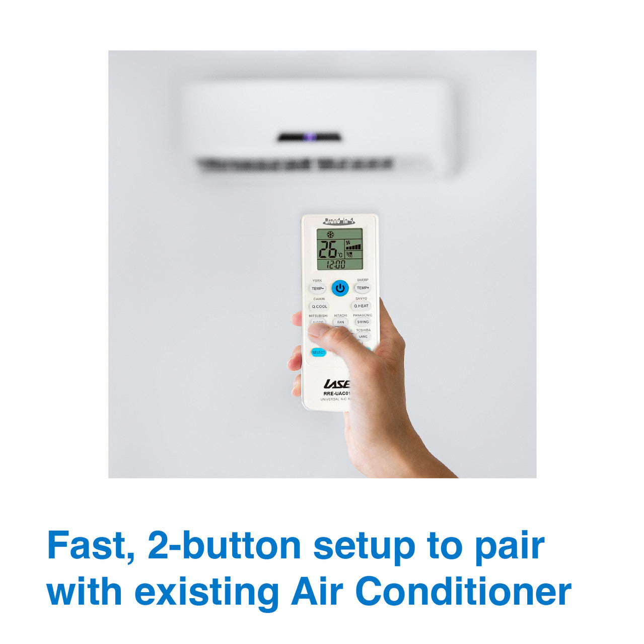 Laser Universal Air Conditioner Remote Control V1031-RRE-UAC01-814