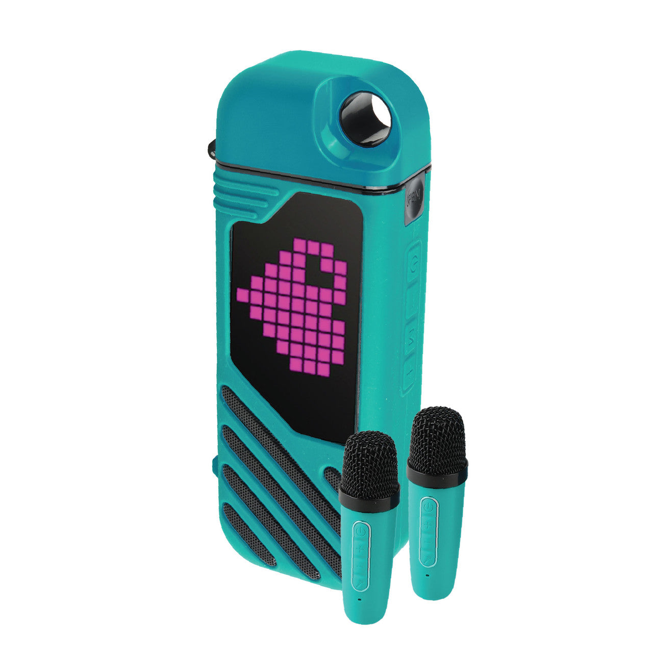 Laser LED Karaoke with 2 Mics Aquatic Awe V1031-SP-KAULPA-393