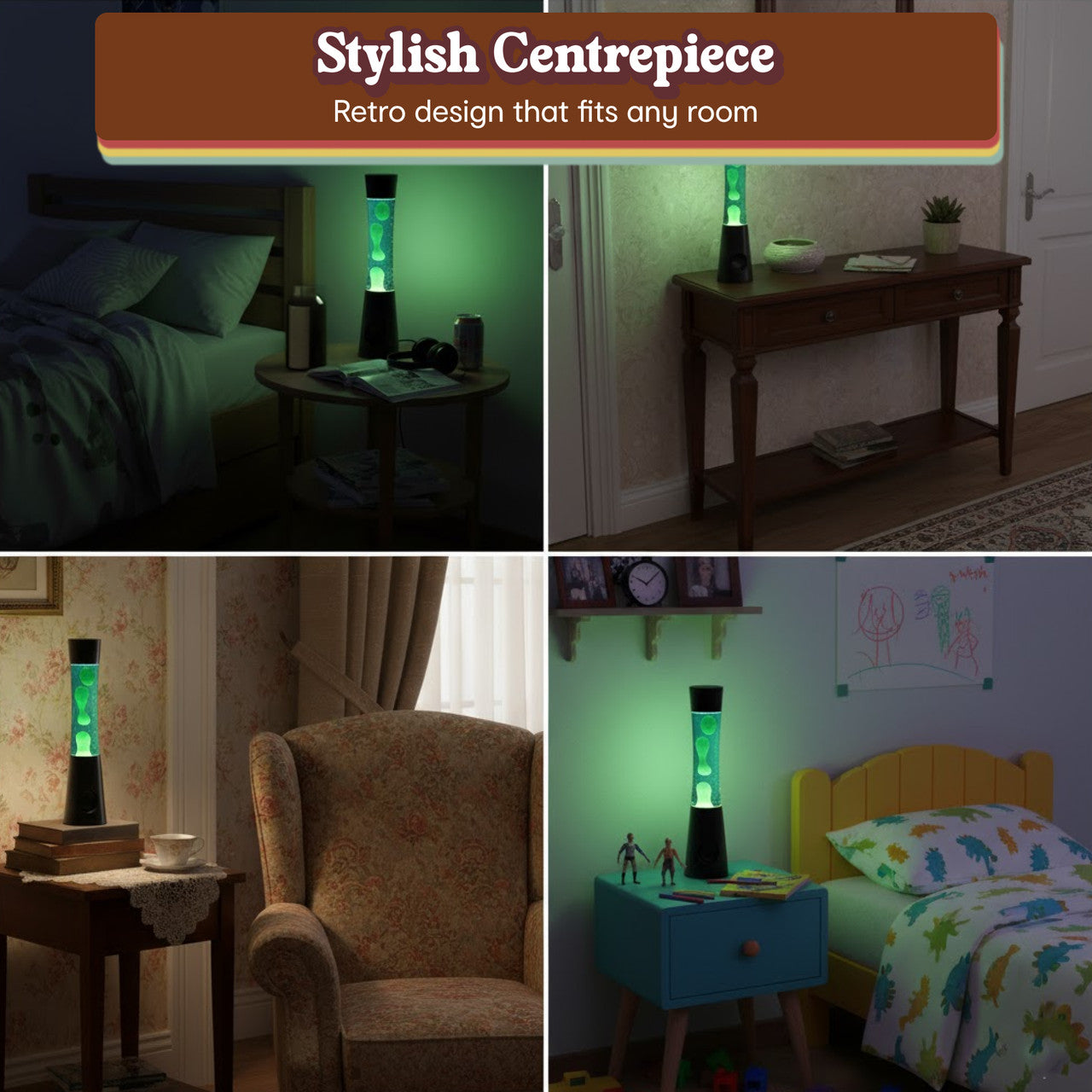 Laser Retro Lava Lamp with Bluetooth Speaker V1031-SP-LAVABK-762