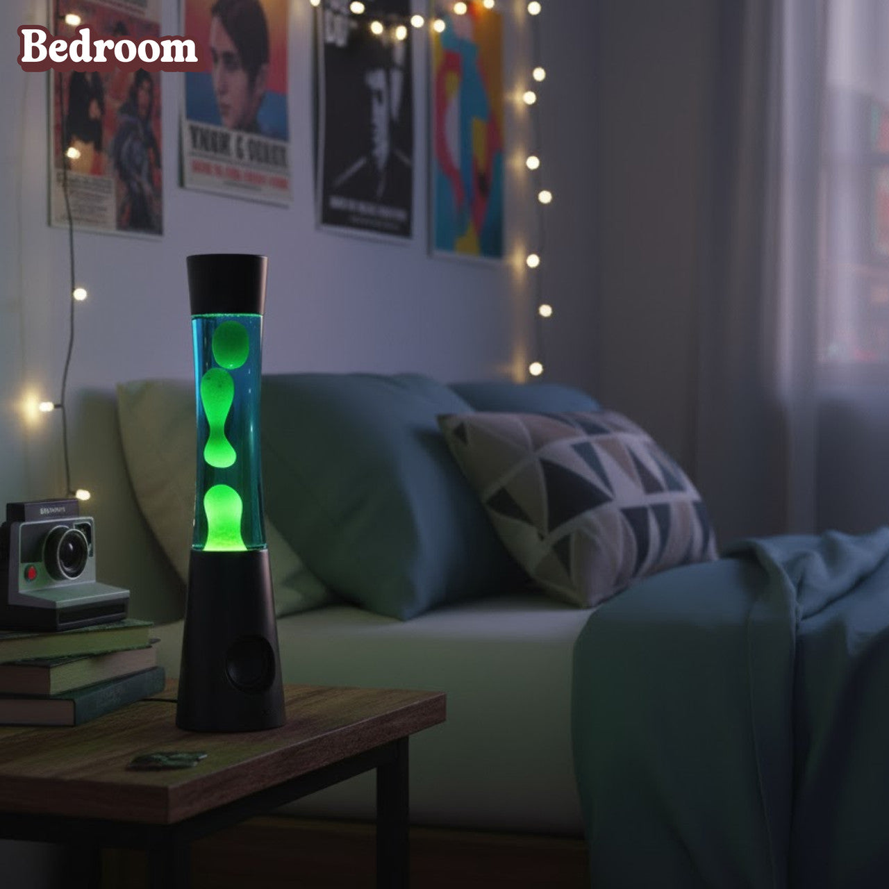 Laser Retro Lava Lamp with Bluetooth Speaker V1031-SP-LAVABK-762