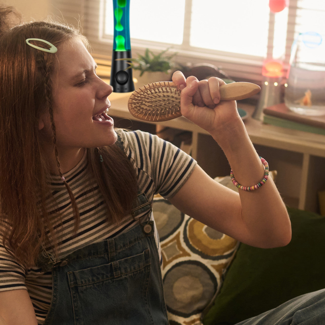 Laser Retro Lava Lamp with Bluetooth Speaker V1031-SP-LAVABK-762