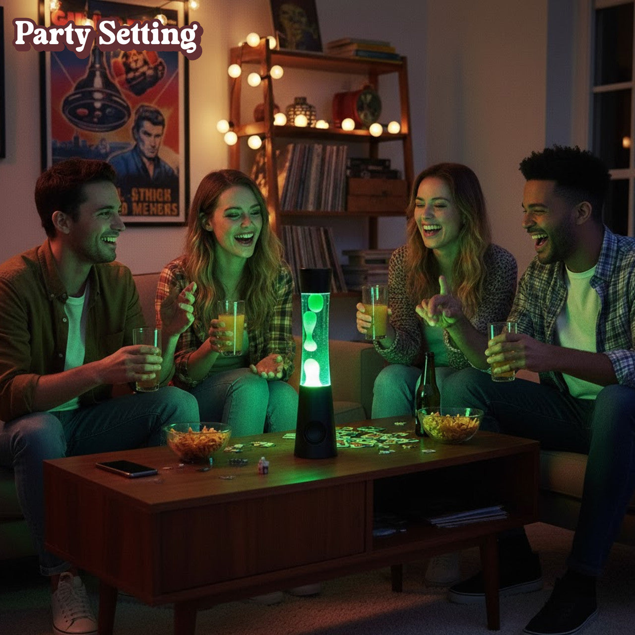 Laser Retro Lava Lamp with Bluetooth Speaker V1031-SP-LAVABK-762