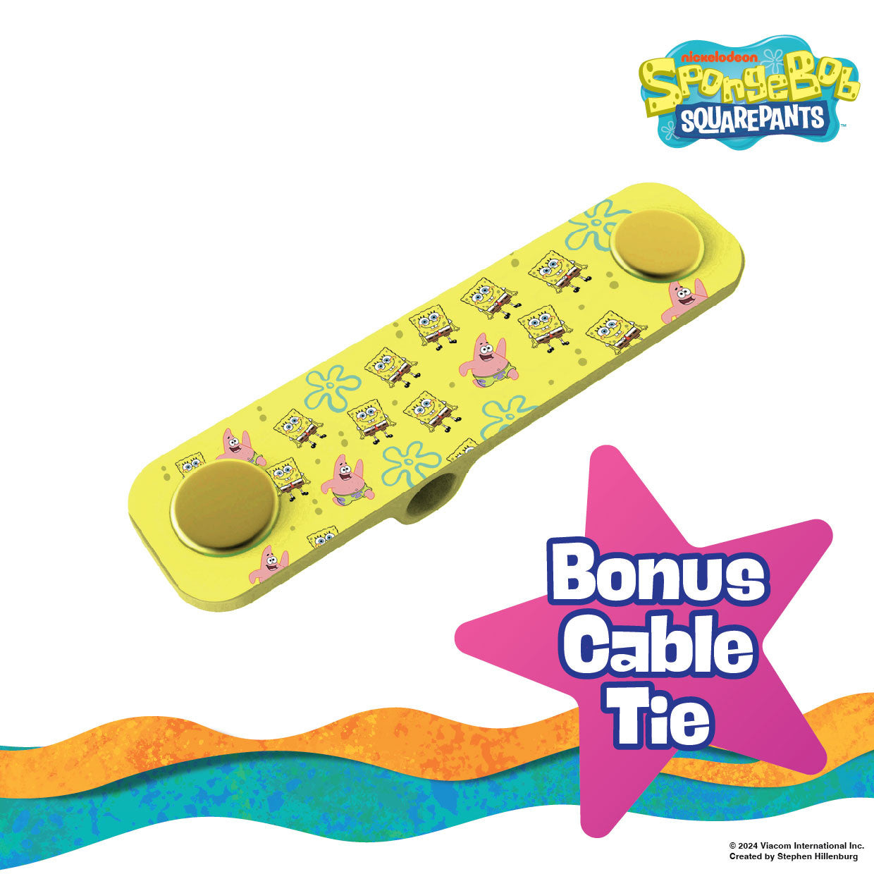 Sponge Bob SquarePants Lightning Cable 1M V1031-SP-LUSBAS-906
