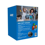 Laser RGB Mini Party Speaker Black V1031-SP-RG19BK-218