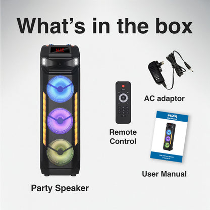Laser RGB Tower Speaker with 40W Sound V1031-SP-RG81BK-300