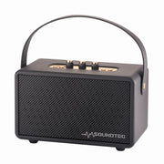 SoundTec Retro Bluetooth Boombox Black V1031-SP-ST15BK-317