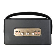 SoundTec Retro Bluetooth Boombox Black V1031-SP-ST15BK-317