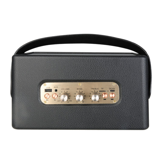SoundTec Retro Bluetooth Boombox Black V1031-SP-ST15BK-317