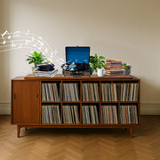 Bluetooth Suitcase Turntable with Speaker V1031-SP-TT25BK-192