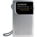 Laser Pocket Radio AM FM Built-in Speaker and Earphones Socket V1031-SPK-PR1018
