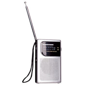 Laser Pocket Radio AM FM Built-in Speaker and Earphones Socket V1031-SPK-PR1018