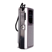 Laser Pocket Radio AM FM Built-in Speaker and Earphones Socket V1031-SPK-PR1018