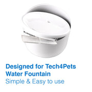 Tech4Pets 5-Pack Water Fountain Replacement Filters V1031-T4P-FILTER5PK