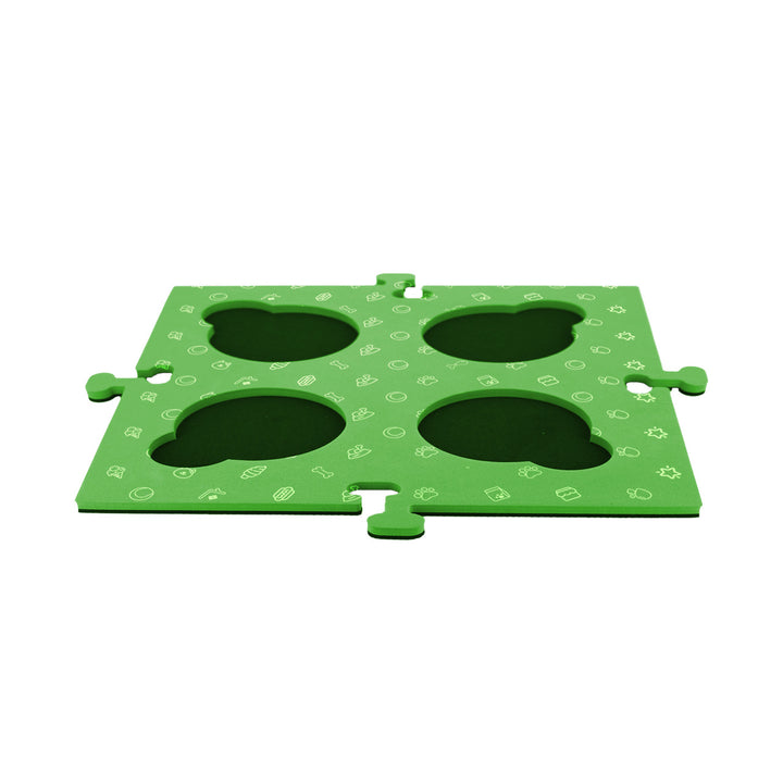 Tech4Pets Green Mat 2-Pack for Talking Buttons & Floor V1031-T4P-TBM2G-760