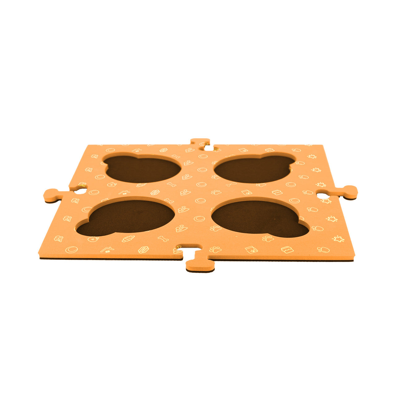 Tech4Pets Orange Mat 2-Pack for Talking Buttons & Floor V1031-T4P-TBM2O-777