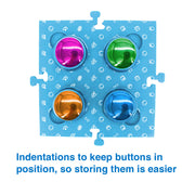 Tech4Pets Blue Mat 2-Pack for Talking Buttons & Floor V1031-T4P-TBMBL-784