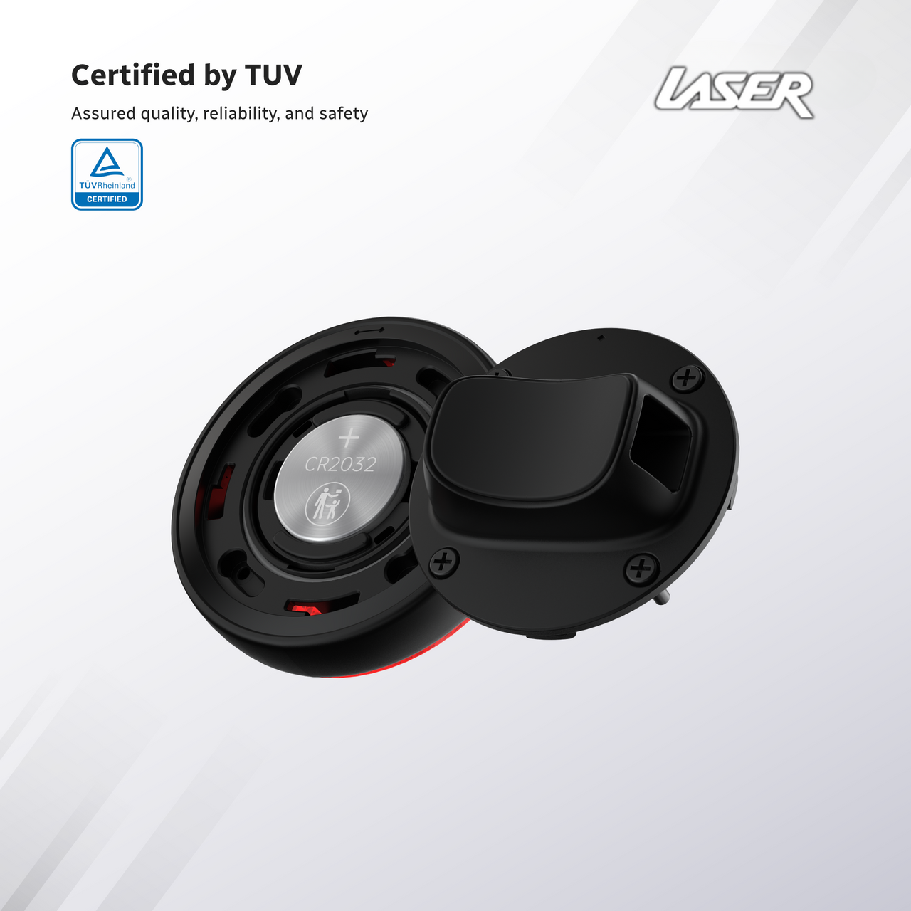 Laser Round Red Reflector Smart Tag V1031-TG-RORR25-689