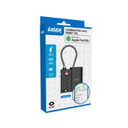 Laser TSA Lock Smart Tag with Rechargeable Battery Black V1031-TG-TSAT60-818