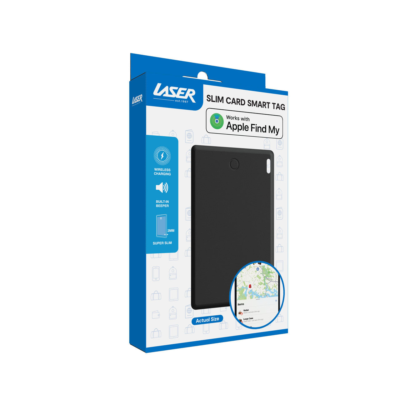 Laser Ultra Slim Smart Card with Wireless Charging V1031-TG-WCCD47-825