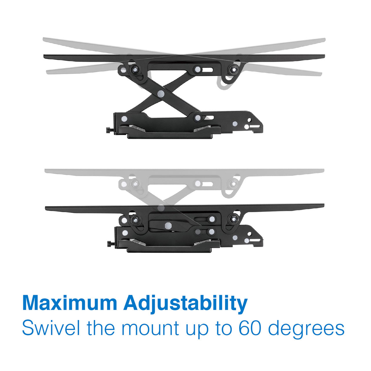 Laser TV Wall Mount with Extension Tilt for 37 inches - 80 inches Panels V1031-TVB-LLP75-6T_597