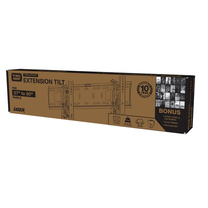 Laser TV Wall Mount with Extension Tilt for 37 inches - 80 inches Panels V1031-TVB-LLP75-6T_597