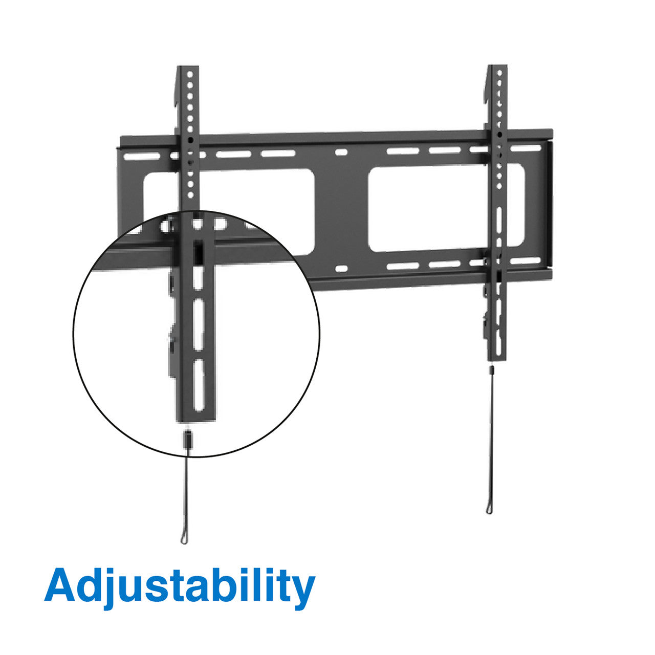 Laser Fixed Slim Profile TV Wall Mount - 37 to 80 Inch Panels V1031-TVB-LUP38-6F_528