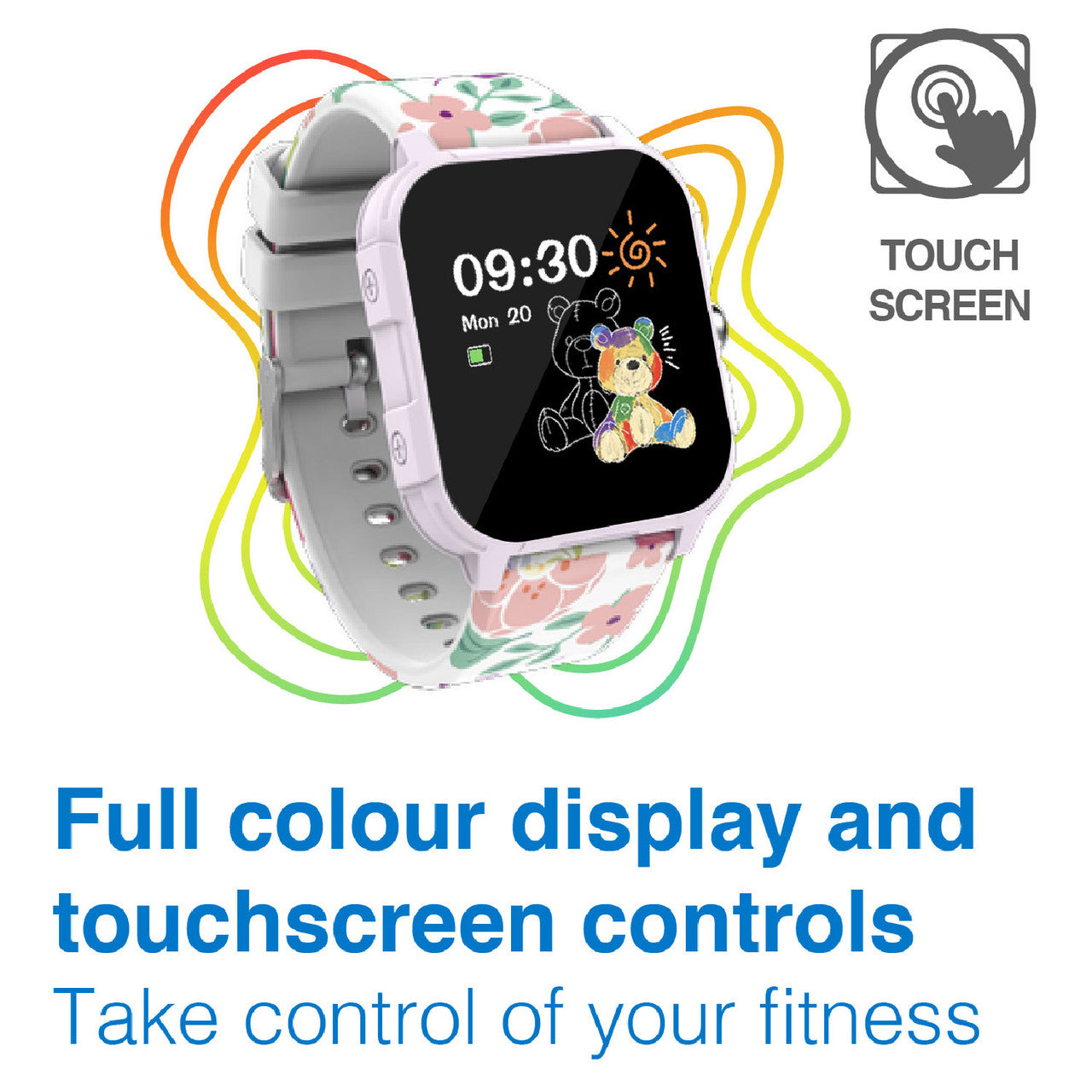 vFitness Momentum Floral Smartwatch V1031-VF-M2-FLW-712