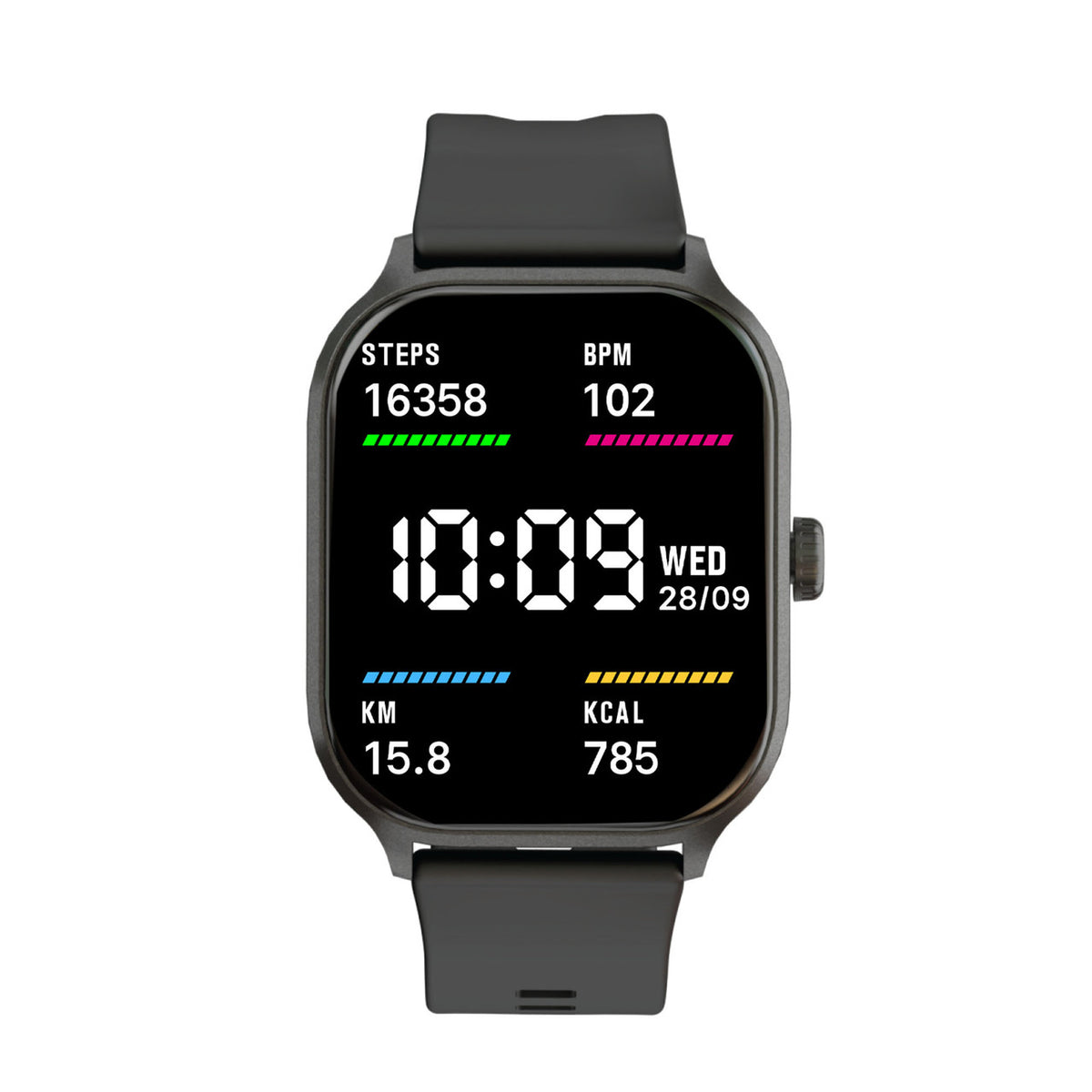 V-Fitness Smart Watch 2 Inch Touch Screen - Black V1031-VF-M4BLK-979