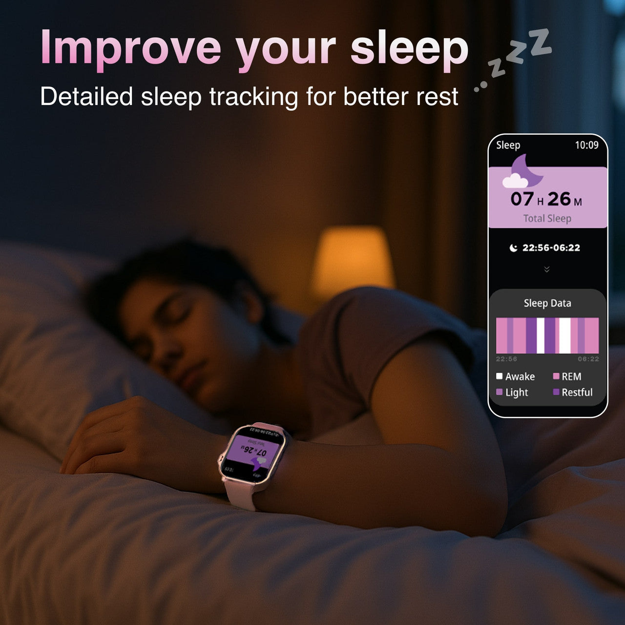 V-Fitness Smart Watch GPS and 2.1 inch Pink V1031-VF-M4GPSP-914