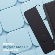 Laser Wireless Charging Desk Mat Black V1031-WC-MATB-792