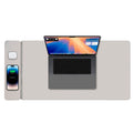 Laser Wireless Charging Desk Mat Grey V1031-WC-MATG-808