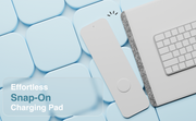 Laser Wireless Charging Desk Mat Grey V1031-WC-MATG-808
