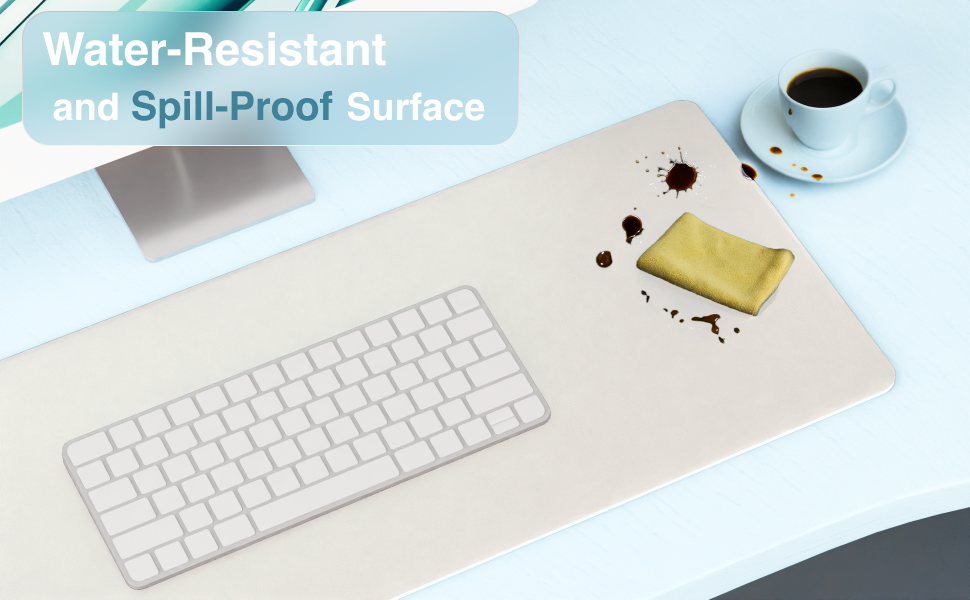 Laser Wireless Charging Desk Mat Grey V1031-WC-MATG-808