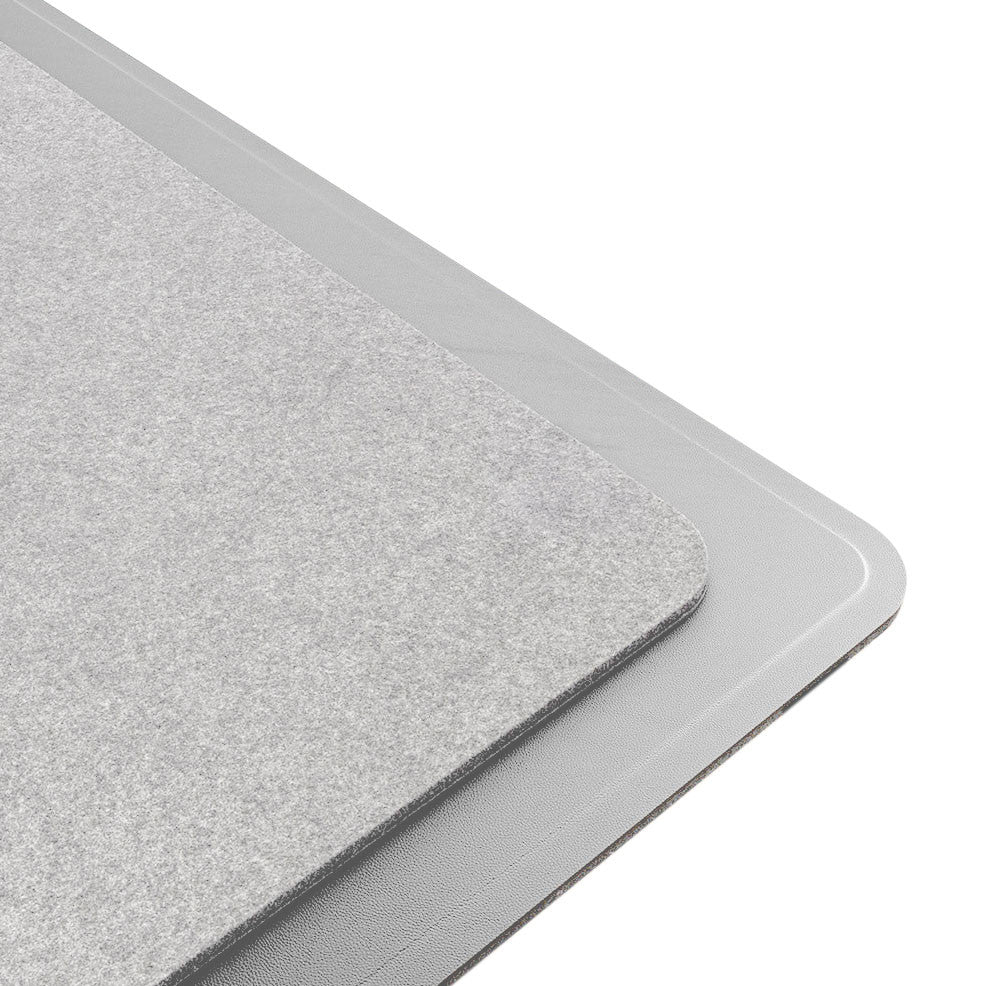 Laser Wireless Charging Desk Mat Grey V1031-WC-MATG-808
