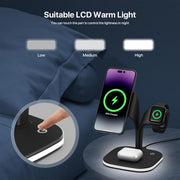 4 in 1 Wireless Charging Station with Night Light V1031-WLC-4SDNL-559