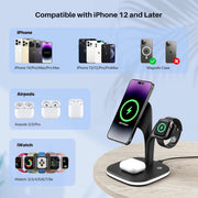 4 in 1 Wireless Charging Station with Night Light V1031-WLC-4SDNL-559