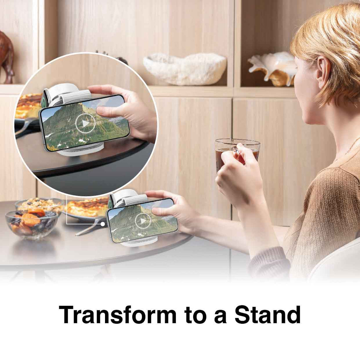 Laser 3-in-1 Travel Wireless Charging Pad for Apple V1031-WLC-W3PTF-675