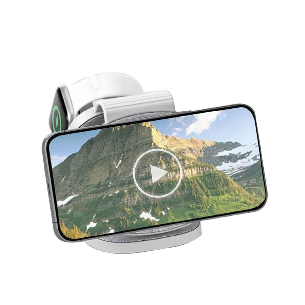 Laser 3-in-1 Travel Wireless Charging Pad for Apple V1031-WLC-W3PTF-675