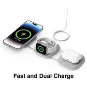 Laser 3-in-1 Travel Wireless Charging Pad for Apple V1031-WLC-W3PTF-675