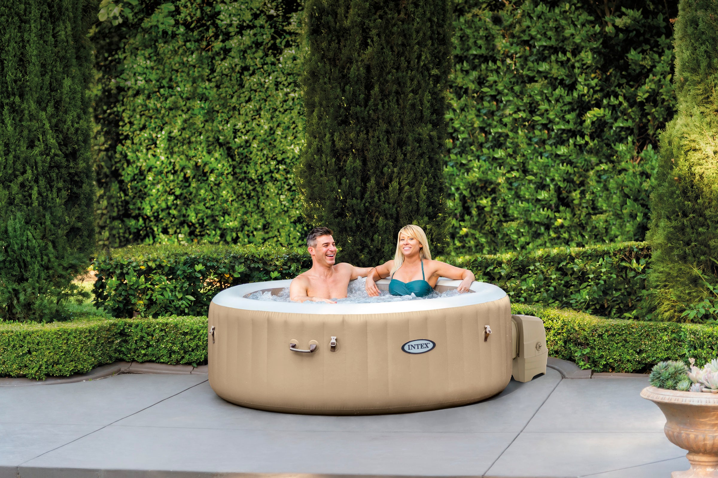 Intex PureSpa Bubble Massage 4 Person Spa 28426 V1032-IXBUBBLESPA_28426