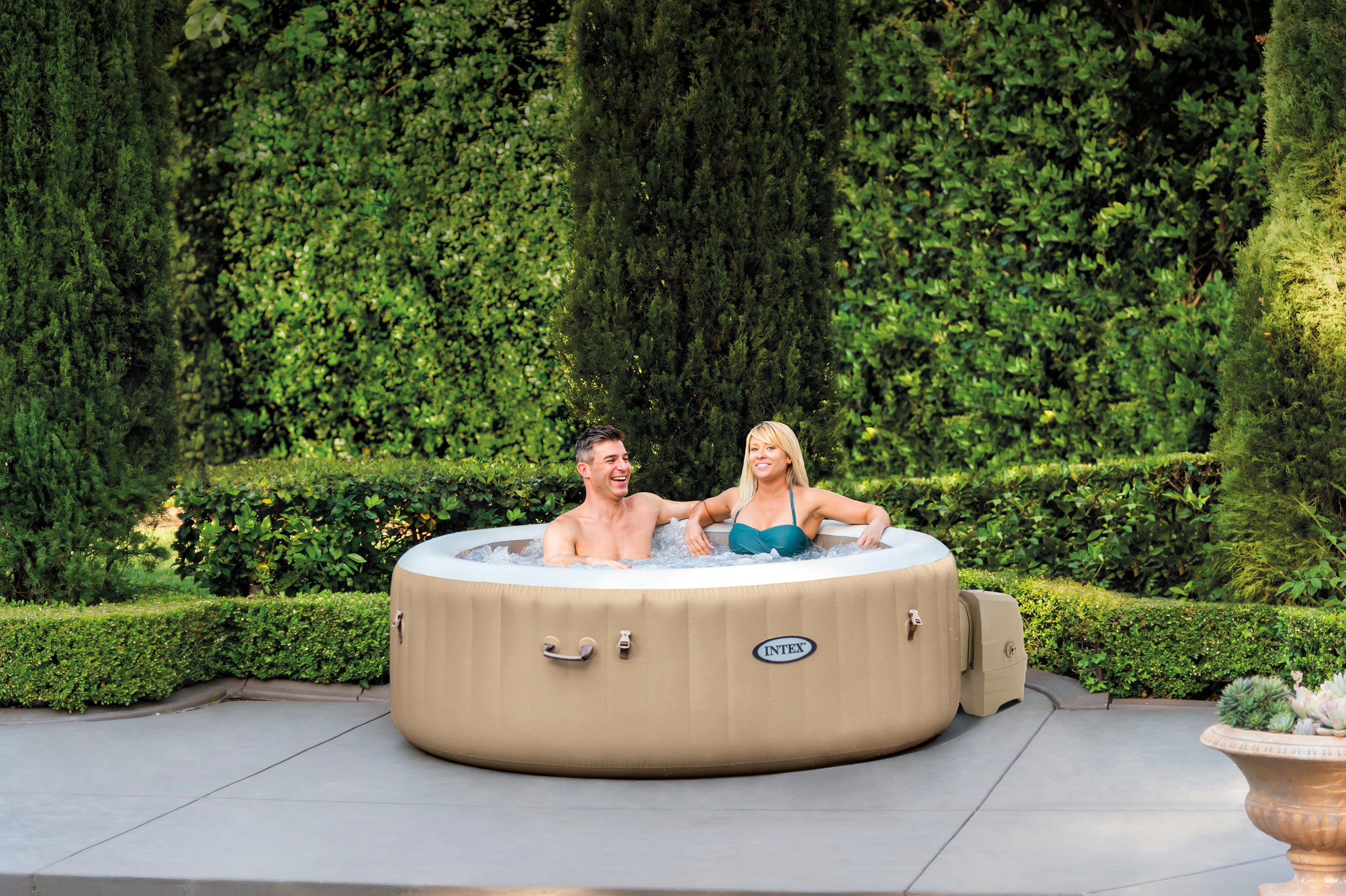 Intex PureSpa Bubble Massage 4 Person Spa 28426 V1032-IXBUBBLESPA_28426