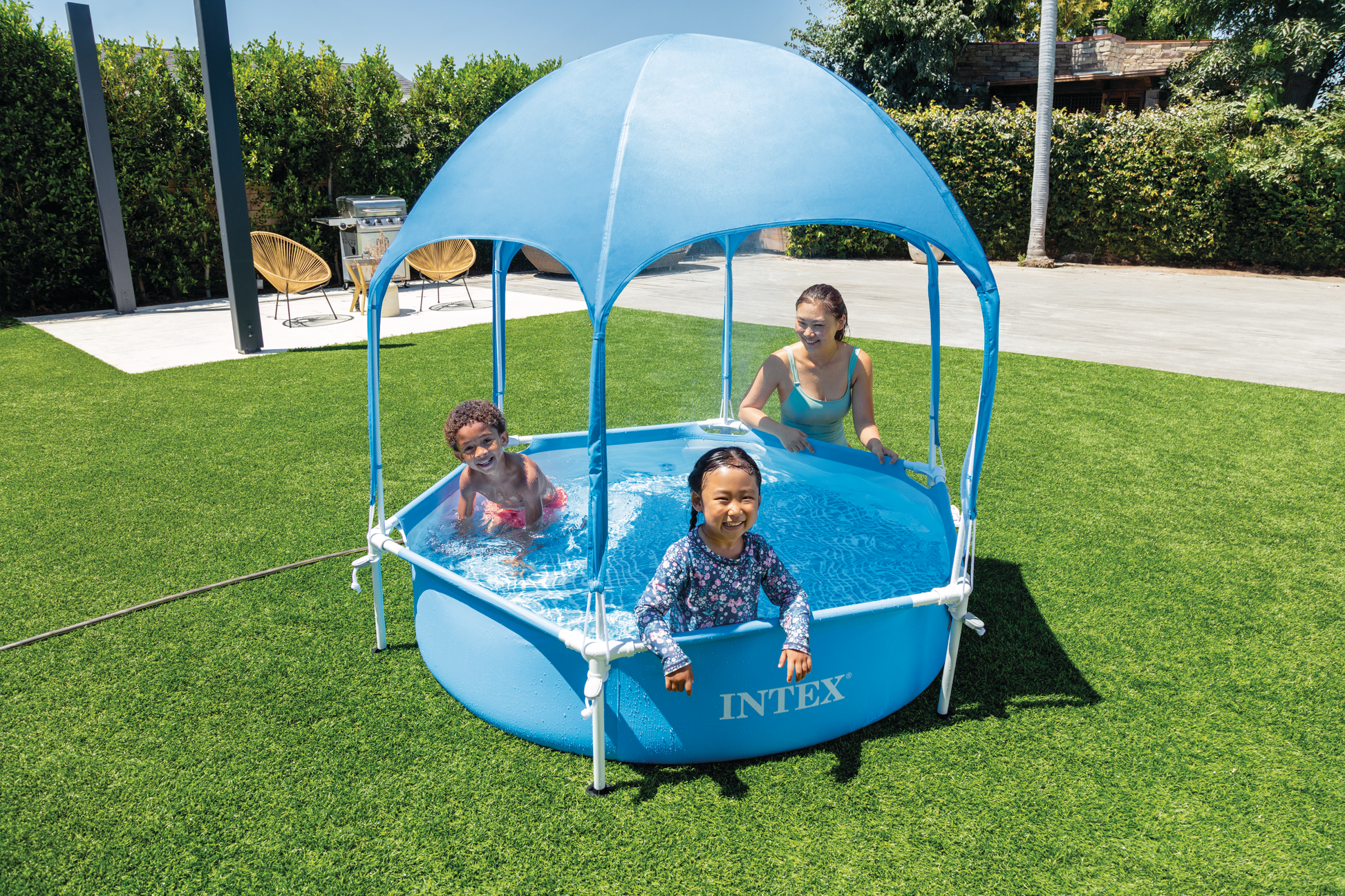 Intex Canopy Frame Pool 1.83m x 38cm 28209 V1032-IXCANOPYFRAME_28209